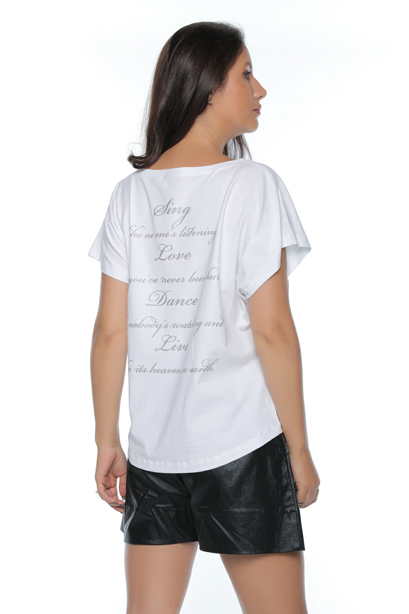 TRICOU ARIPI DE INGERI ALB - imagine 3