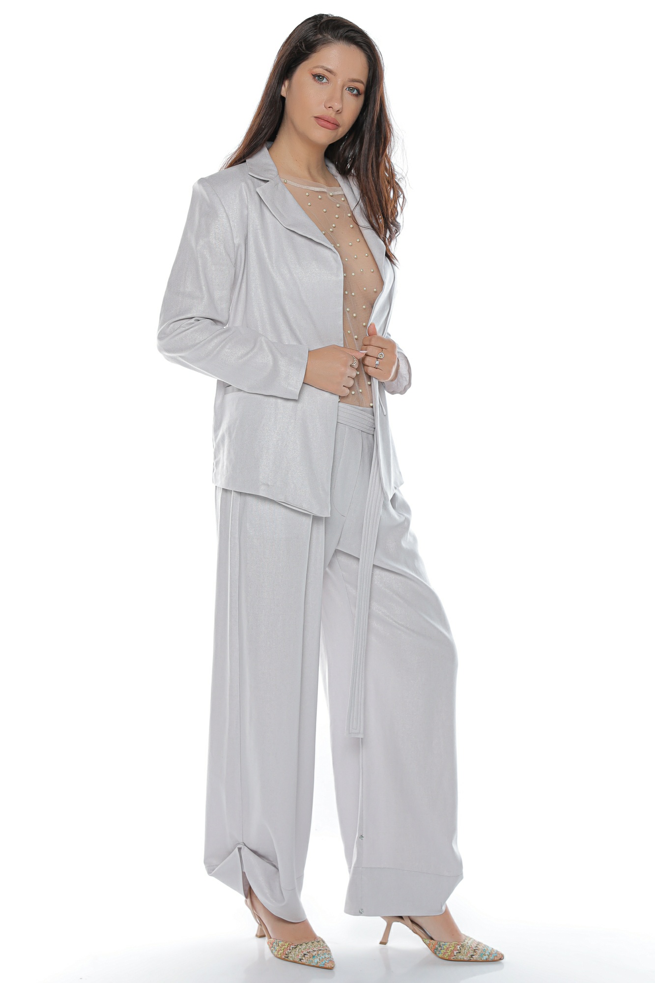 SACOU CU BROSA FLOARE DE CALA - imagine 2