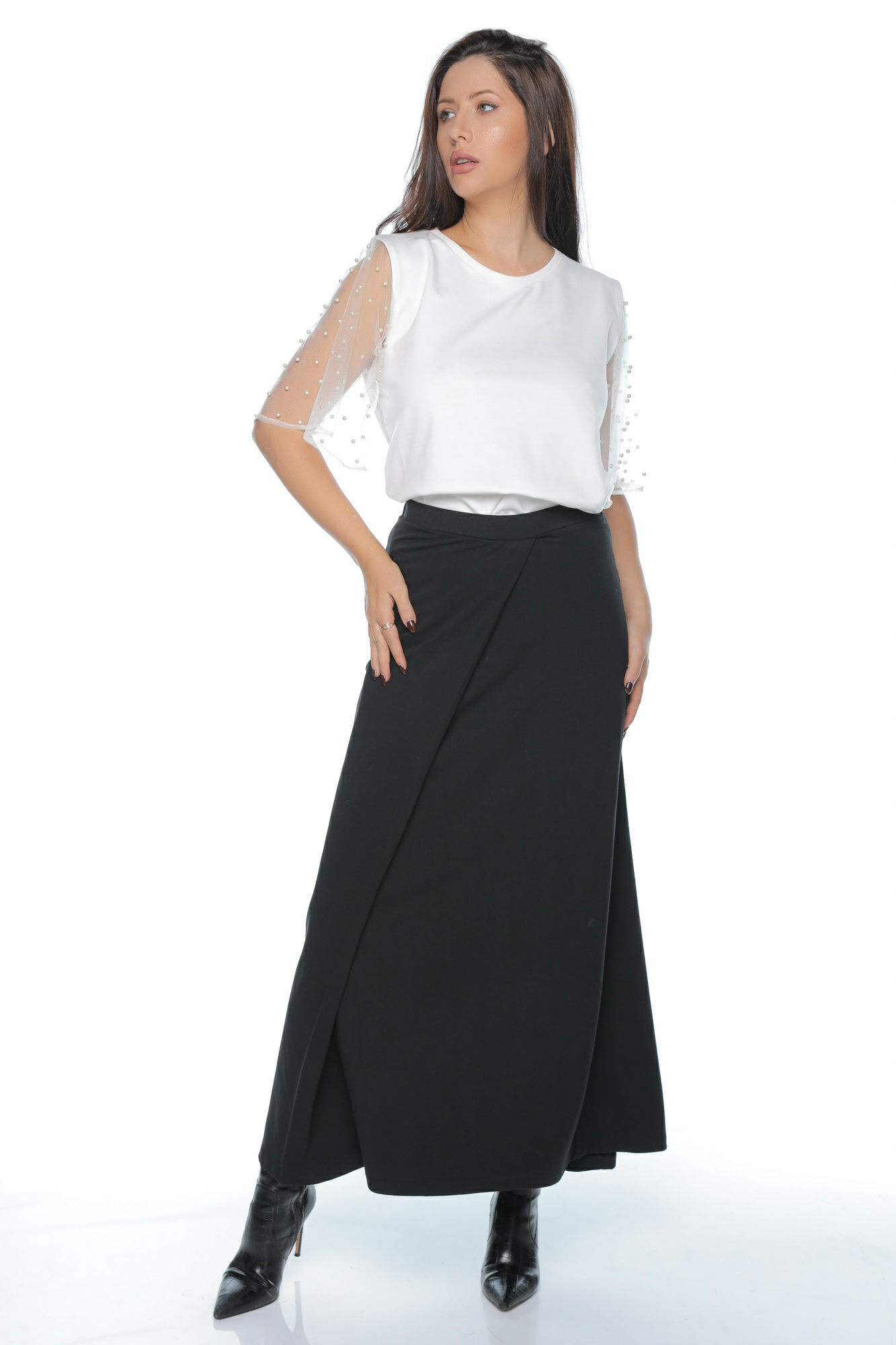 FUSTA DE ZI ORIGAMI LUNGA